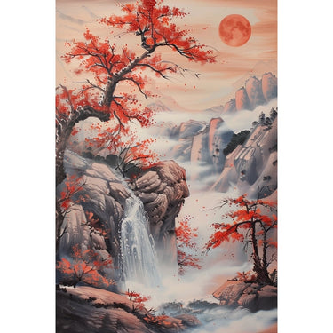 Traditional Japanese Landscape Canvas